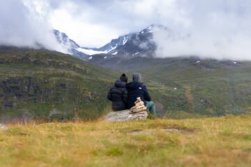 Completamente solos en las tierras altas de Noruega, libres gracias al allemansretten