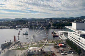 La vida en Bjørvika en torno a los tejados de la Ópera