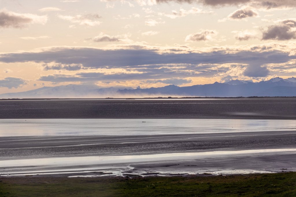 Dejando atrás la costa sur de Islandia